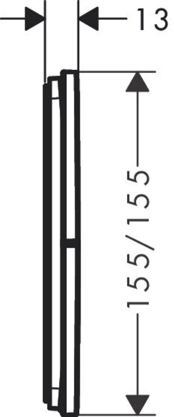 Hansgrohe Showerselect s Doucheset inbouw thermostaat 2 functies mat zwart - SW492797 / SW492798 / SW451569 / SW773905 / SW4515