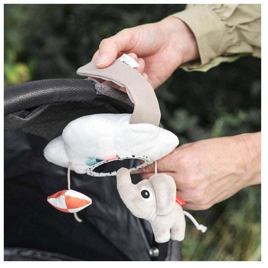 Done By Deer Playground Kinderwagen Mobiel - Colour Mix van Merkloos — afbeelding 4