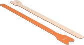 DeLOCK Klittenband kabelbinders 300mm x 12mm / oranje (10 stuks)