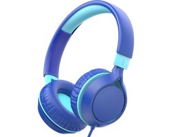 CRLYN® Koptelefoon Kinderen met Draad - Gaming Headset - Blauw
