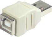 Adapter USB-A mannelijk-USB-B vrouwelijk