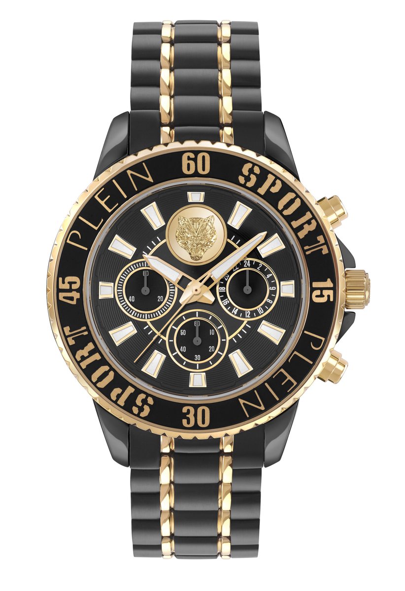 Plein Sport - PSMEA0624 - Polshorloge - Heren - Kwarts - Glam Chrono Everyday Luxe