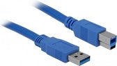 Delock - USB 3.0 A - B Kabel - Blauw - 3 meter