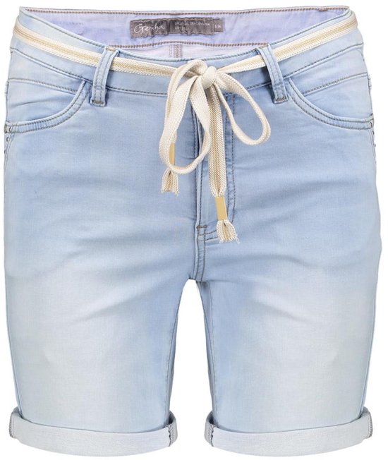 Geisha Broek Jeans 51005 10 Bleached Denim Dames Maat - M