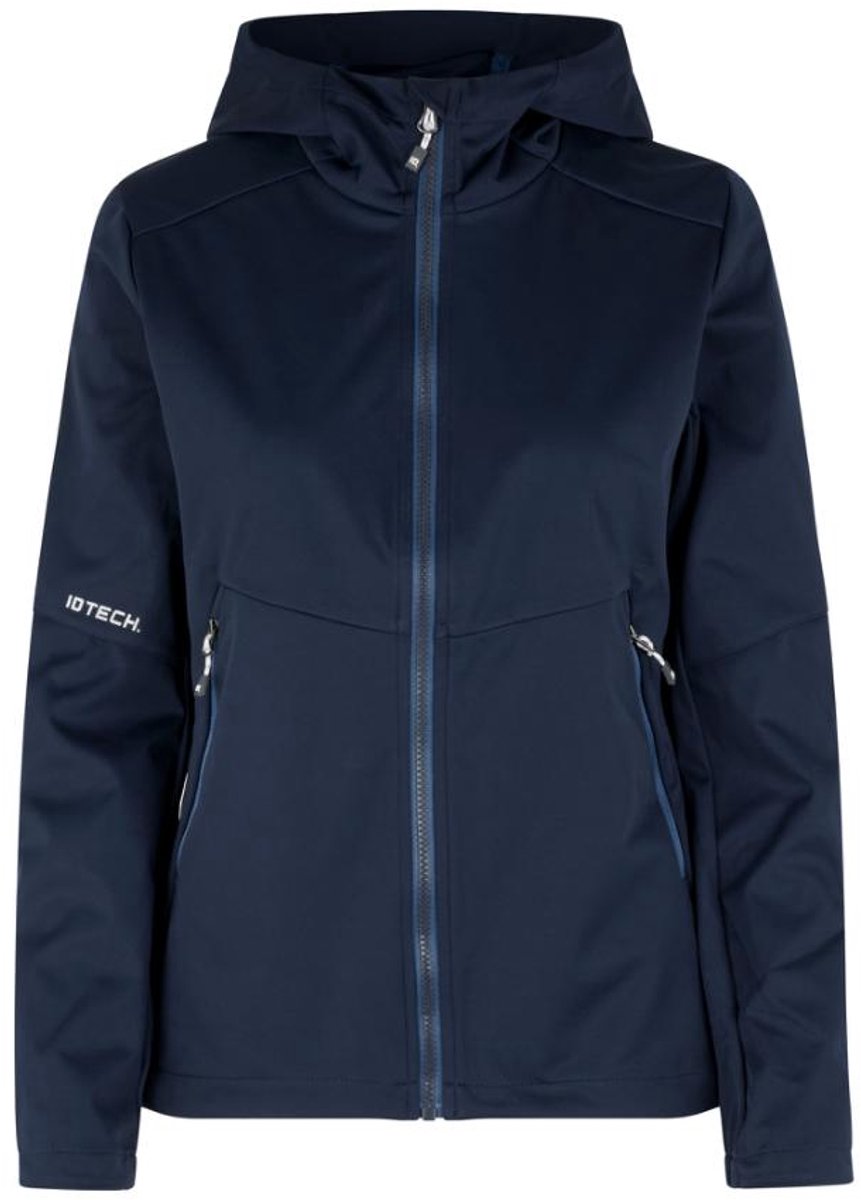 ID-Line 0837 Soft shell jacket light women Navy3XL Blauw