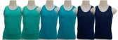 Embrator Garçons Undershirts 6 pièces mix taille 164