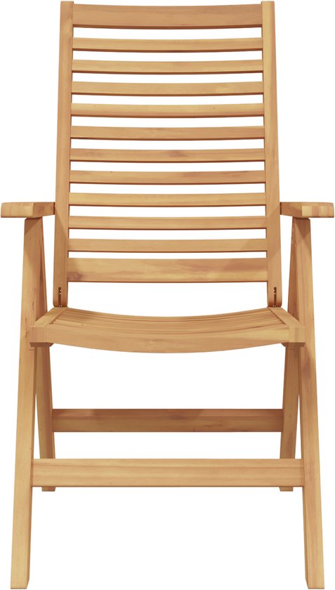 vidaXL - Chaises de jardin - 2 pièces - Bois de teck Massief