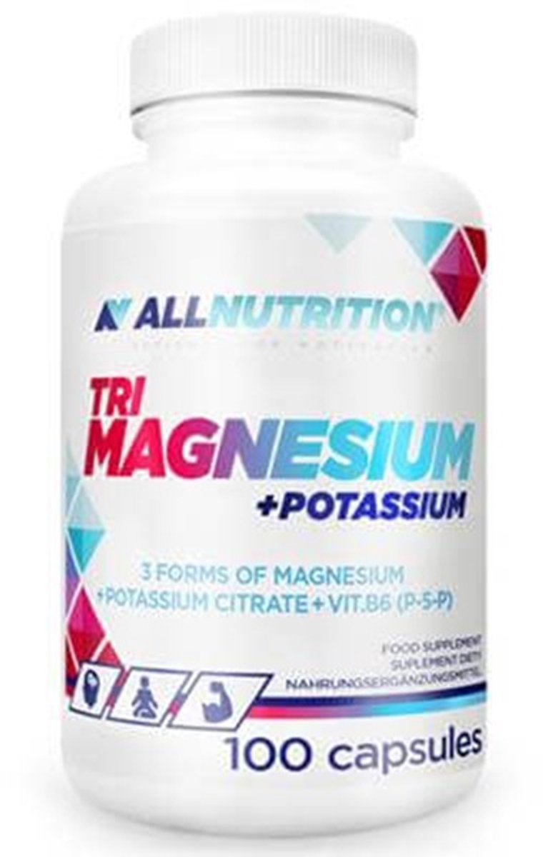 ALLNUTRITION Tri Magnesium + Potassium | 100 capsules | voedingssupplement