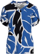Zoso T-shirt June 253 0100-0000 Cobalt/black Dames Maat - XXL