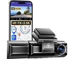 Dashcam - Daschcams - Auto - Camera - Vooruit - Achteruit - Video - Autobeveiliging - Parkeerbeveiliging - Recording - Dag en Nacht - Schadepreventie