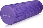 45 cm Foam Roller voor Pilates, Yoga en Oefeningen - Massage Roller (15 cm Diameter) - Geschikt voor Beginners en Gevorderden - Blauw