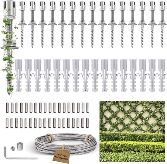 Verbindingsring voor klimplanten set van 2 | FAM Flower Farm