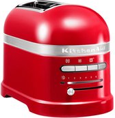 Bol.com Kitchenaid Broodrooster - Artisan - Toaster met 2 sleuven en verwijderbaar kruimelbakje - Rood aanbieding