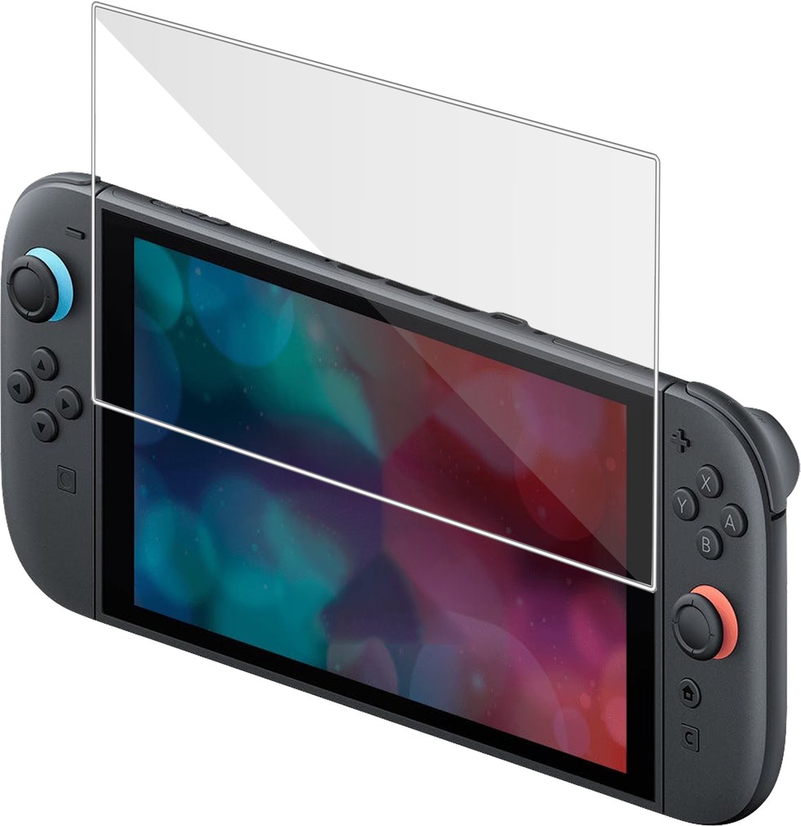 ChiGuard Screenprotector Geschikt voor Nintendo Switch 2 Screenprotector - Beschermglas - Curved - GuardCover