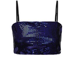 YWG - Top glamour Blauw - Maat L