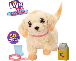 foto van Little Live Pets - Ouchies Puppy Cooper - Interactieve knuffel