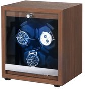Bol.com Olvy Time - Watchwinder Hout - 3 Horloges - Horloge Opwinder - Met LED Verlichting - Horloge Winder aanbieding