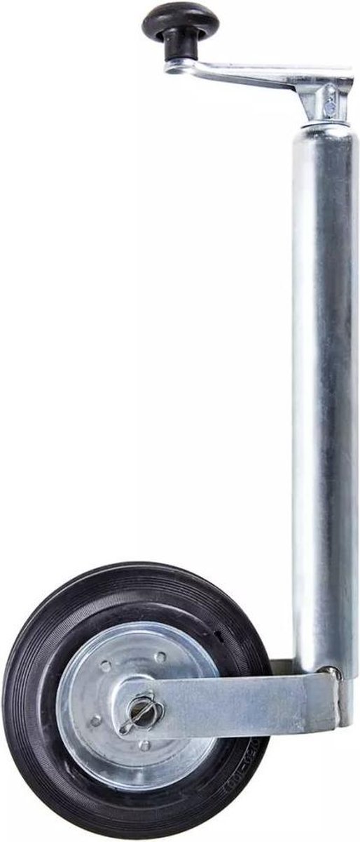 ProPlus Opklapbaar neuswiel voor aanhanger - metalen velg - rubberband 200 x 50 mm - Ø 48 mm van ProPlus — afbeelding 2