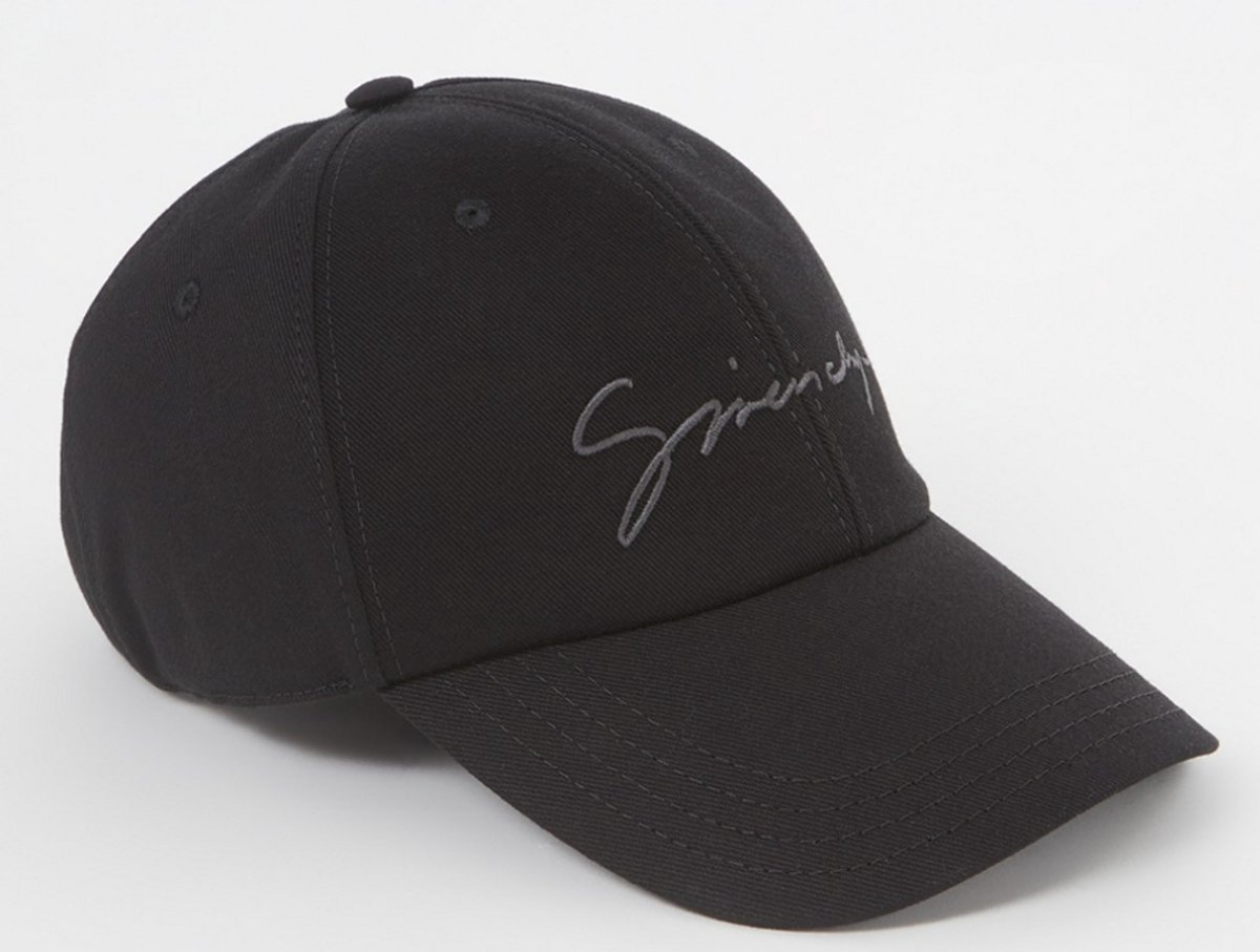 Givenchy Pet met logo - Zwart - One Size