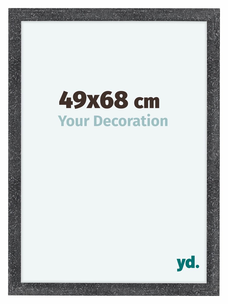 yd. Your Decoration - Fotolijst 49x68 cm - MDF - Grijs Geveegd - Como