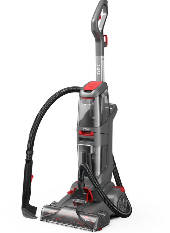 RYER Vlekkenreiniger Revive PRO - Tapijtreiniger - 800W - Bank Reiniger voor Vloeren, Meubels & Auto - 2,5L Tank - 6,5m Snoer - Zonder Bukken