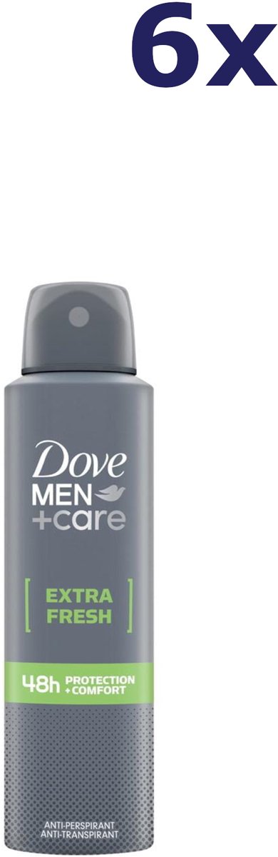 Goedkoopste Dove Men Care - Deodorant - Spray - Extra Fresh - 150ml x 6