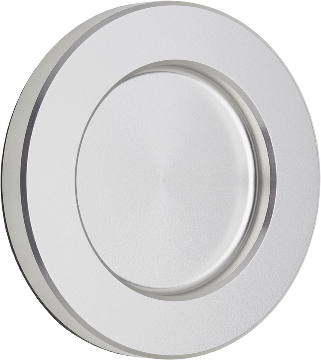 Schuifdeurgreep TEYO inox look Ø 70 x 8 mm zelfklevend (3M VHB) Meubelgreep inox schaalgreep voor glazen deuren & kamerdeuren Handgreepschaal om op te kleven Glasdeurgreep van SOTECH