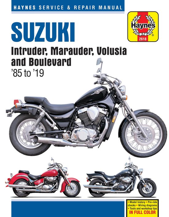 Suzuki Intruder, Marauder, Volusia and Boulevard Haynes Serv ... - cover