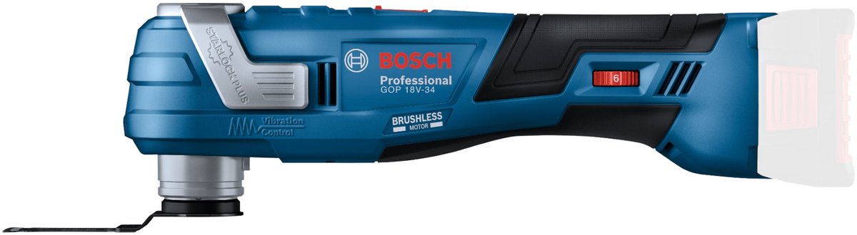 Bosch Professional GOP 18V-34 Accu multitool 18V Basic Body - 06018G2001 thumbnail 3