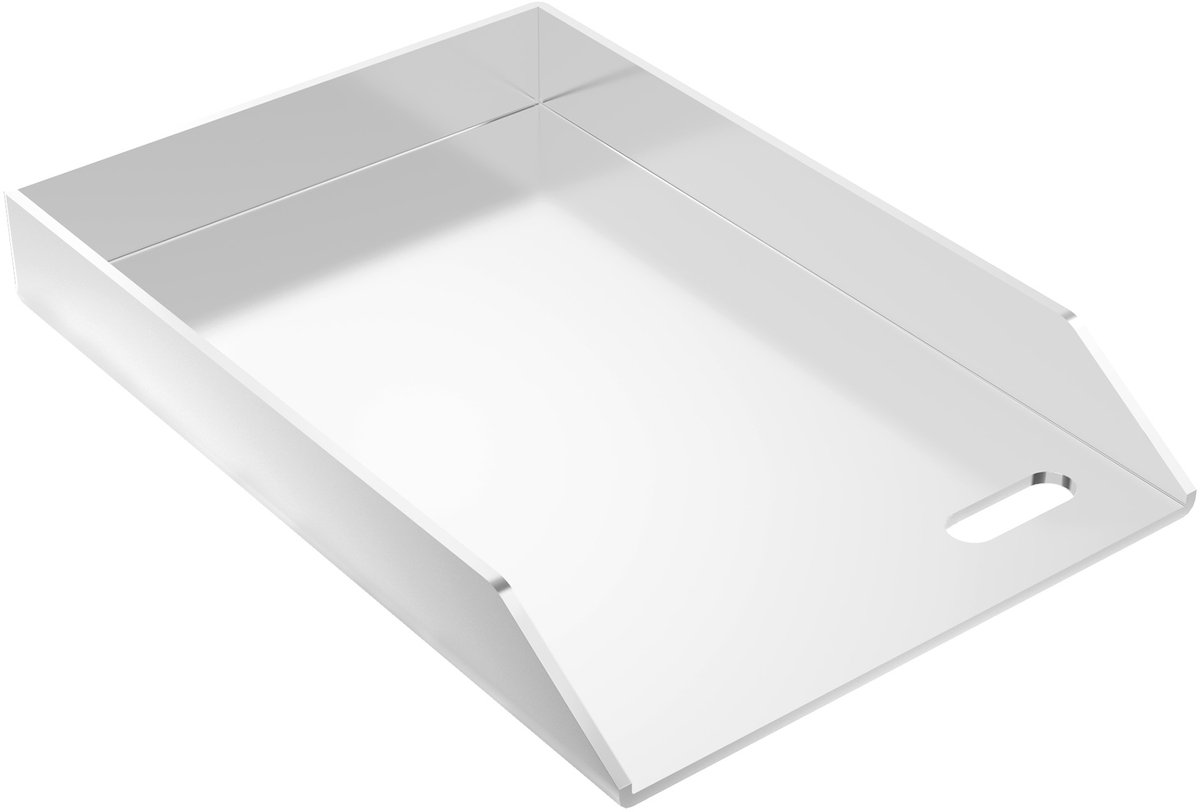 Aufun Grillpan Rvs Bbq Universele Grillpan Voor Houtskool- En Gasgrills, Grillpan Voor Gelijkmatige Warmteverdeling, Grillplaat Met Grillspatel (30 X 20 Cm)