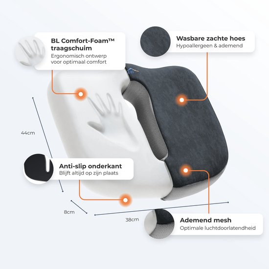 Donut Ring Kussen, Orthopedisch Aambeien Zitkussen van Traagschuim, Bevordert de