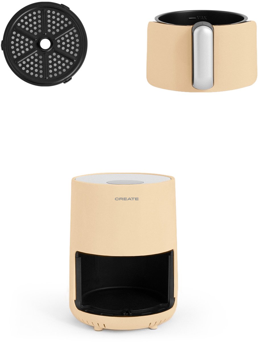 CREATE Air Fryer met Dubbele Lade 1,5 L (EAN: ...6723) - afbeelding 3