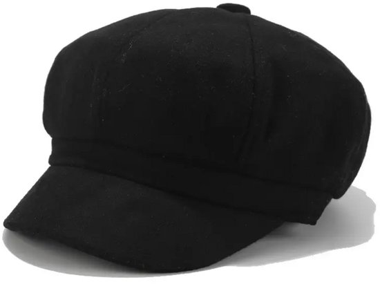 Foto: Astradavi fashion hats vintage baret painter cap newsboy gatsby stijlvolle hoed zwart