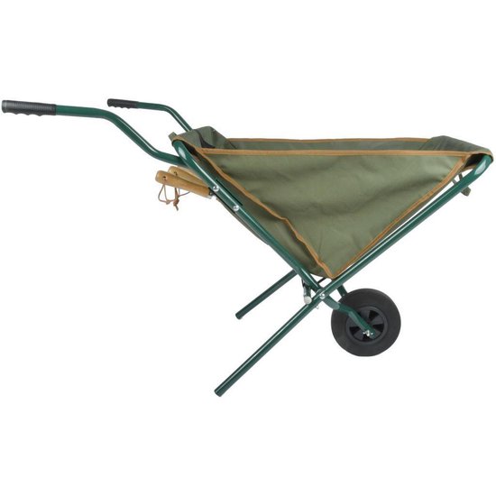 Esschert Design Kruiwagen inklapbaar groen van Esschert Design — afbeelding 2