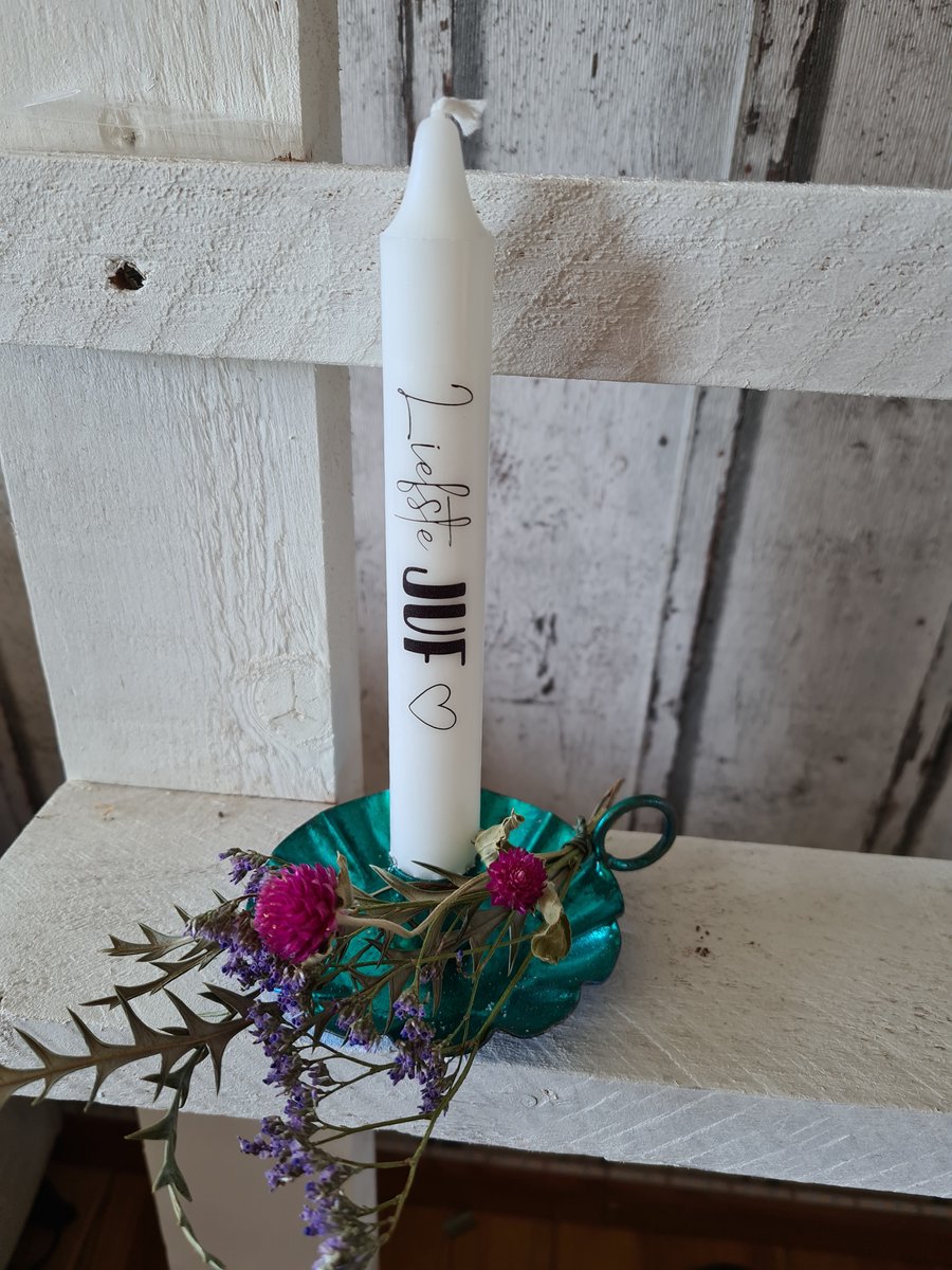 Flower Kandelaar – Metaal – Ø12 cm – Diverse Kleuren – Daan Kromhout