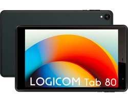 Logicom - Tablet 80 - 64GB - 8 Inch - 4GB RAM - Octa Core - Zwart - Wifi - Android 15