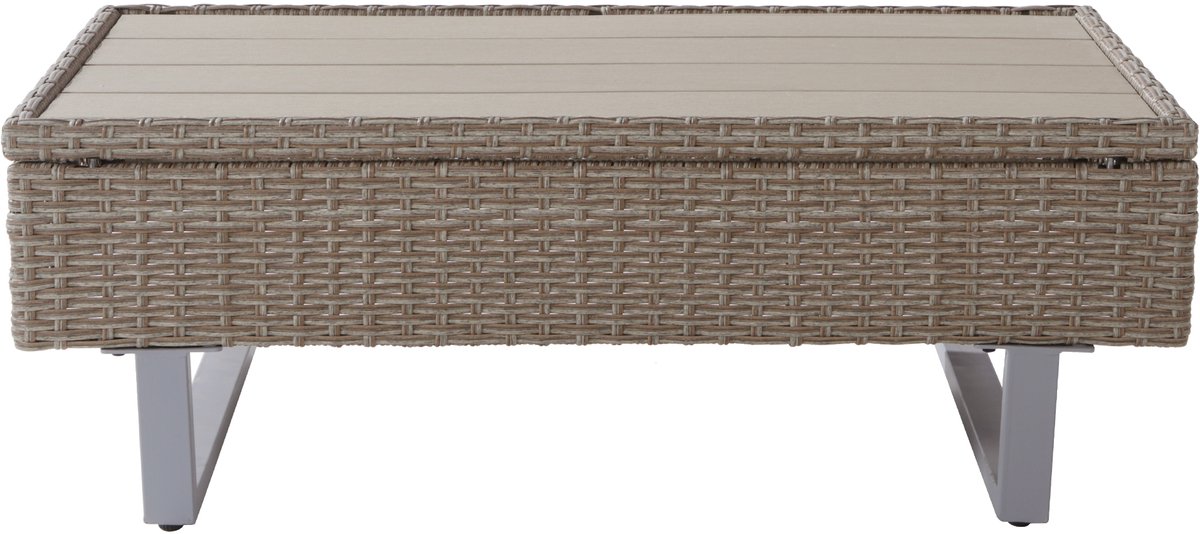Merax Polyester rotan set - tuinset zithoek sofa lounge thumbnail 3