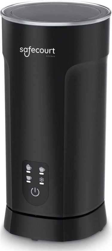Safecourt kitchen Elektrische Melkopschuimer - 4-in-1 - Warm & Koud Schuim - BPA-vrij - Anti-aanbaklaag - Stil