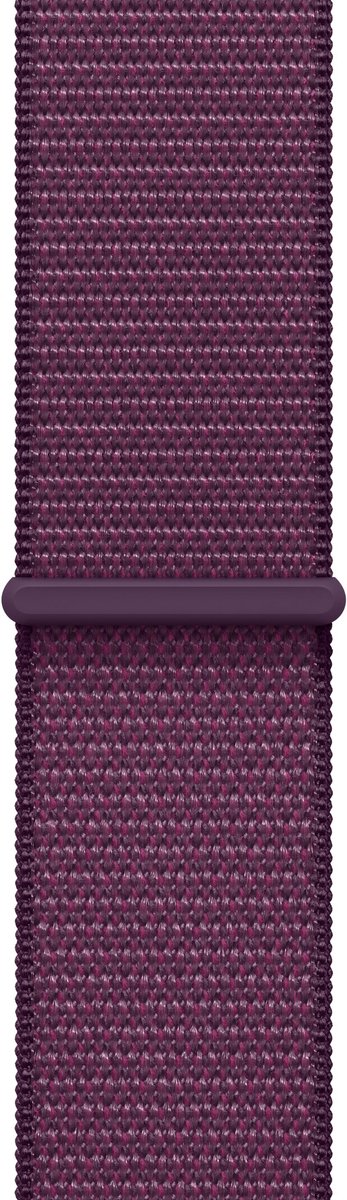 Afbeelding 3 van Apple Watch Series 10 - Wifi + 4G - 42mm - Rose Gouden Aluminium Case met Plum Geweven Sportbandje