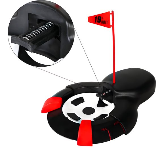 Stripe putting cup met automatische balretour van Stripe. — afbeelding 4
