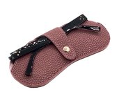 lederen zonnebril-etui - beschermende brillenopslag, slanke