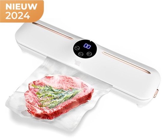 Machine à emballer sous vide - Emballage alimentaire - Comprend 5 sacs sous vide - Facile à utiliser - Fraîcheur prolongée