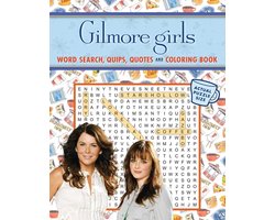Coloring Book & Word Search- Gilmore Girls Word Search, Quips, Quotes and Coloring Book