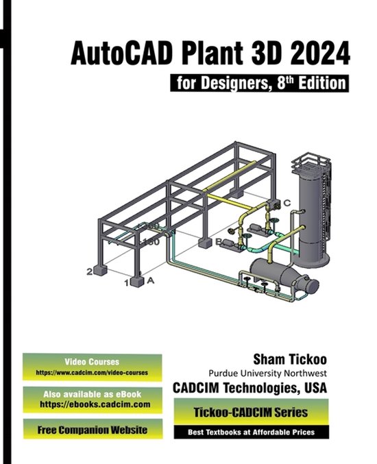 AutoCAD Plant 3D 2024 for Designers, 8th Edition - cover