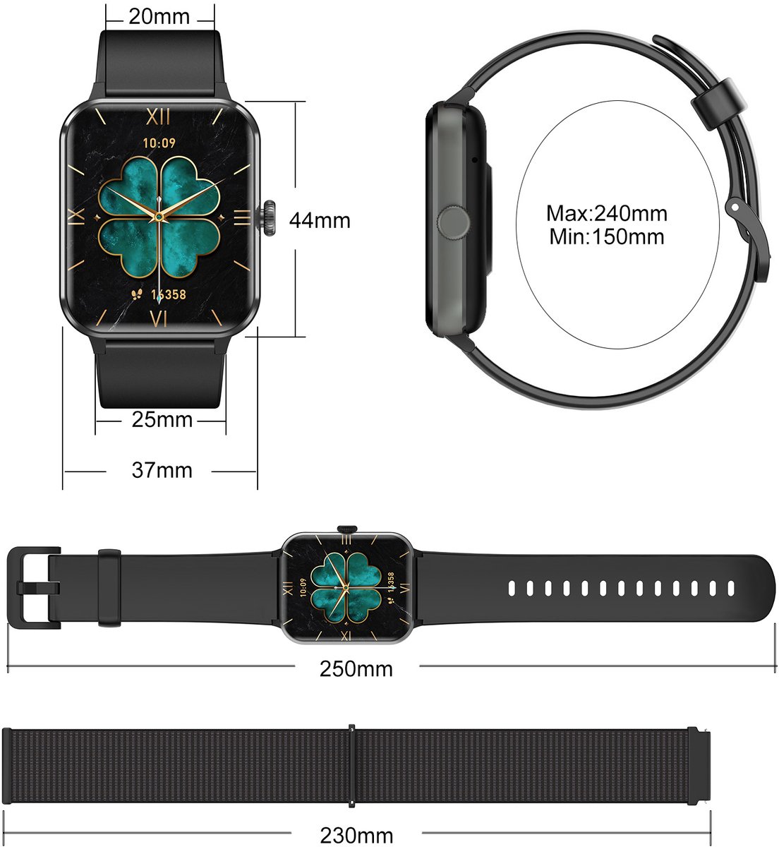 Blackview Smartwatch voor dames en heren, smartwatch voor heren, fitness met bluetooth-oproepen met 1,43 inch HD AMOLED/112 sport/SpO2/slaapmonitoring/hartslagmeter voor Android iOS Blackview Smartwatch voor dames en heren, smartwatch voor heren, fitness met bluetooth-oproepen met 1,43 inch HD AMOLED/112 sport/SpO2/slaapmonitoring/hartslagmeter voor Android iOS