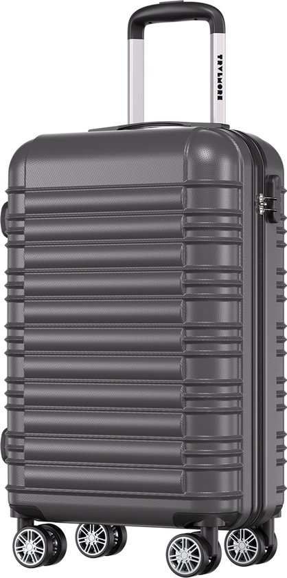 TRVLMORE Handbagage Koffer - 38L - Cijferslot - Lichtgewicht - Trolley - 54x36x20cm - Past binnen 55x40x20 cm - Donkergrijs