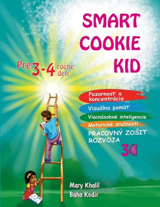 Smart Cookie Kid Pre 3-4 Ročné Deti Pracovný Zosit Rozvoj ... - cover