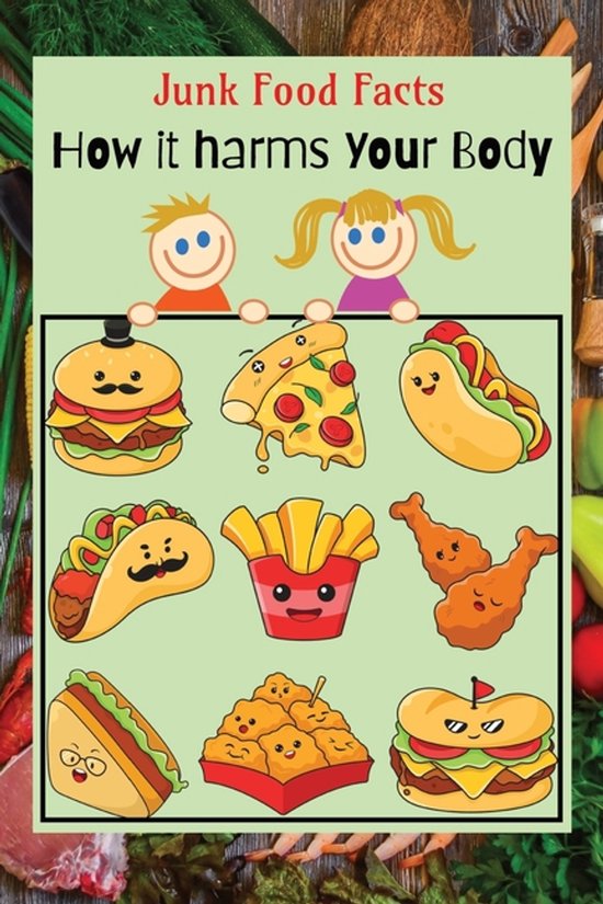 Healthy Eating Habits Books for Kids- Junk Food Troubles - cover
