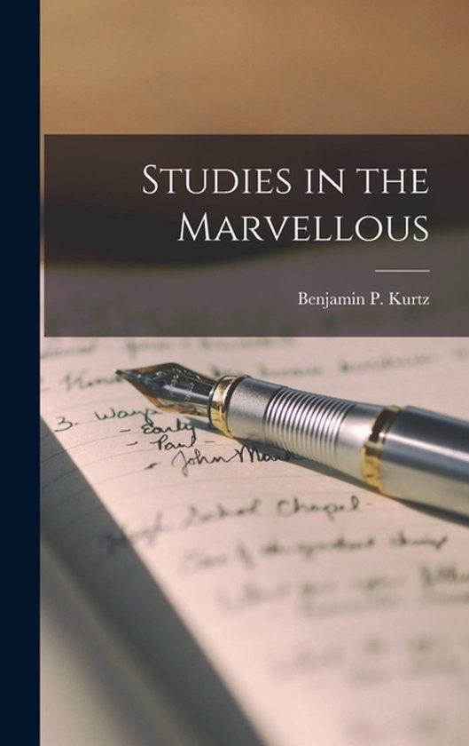 Studies in the Marvellous - cover