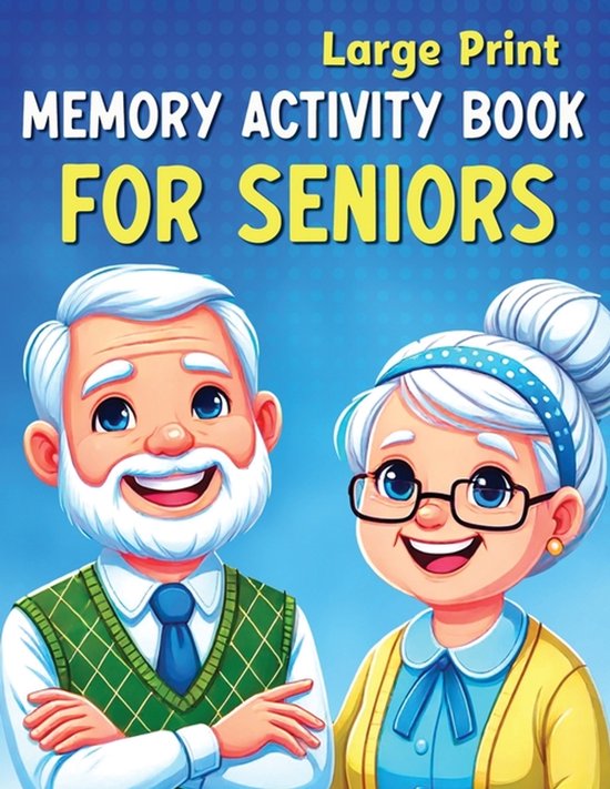 Large Print Memory Activity Book for Seniors - cover